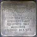 Stolperstein für Bendix Nussbaum (Spichernstraße 57)