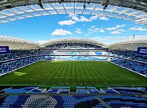 Das neue Allianz Stadium im August 2022