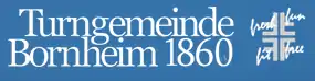 Schriftzug und Logo der Turngemeinde Bornheim