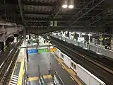 Bahnsteige von oben gesehen