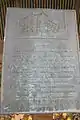 Gedenktafel an die zerstörte Synagoge