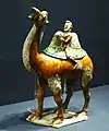 Kamel mit Reiter, wohl einen Sogder darstellend, Tang-Dynastie, Palastmuseum Peking