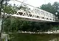 Ehemalige Eisenbahnbrücke über den Küstenfluss Travo