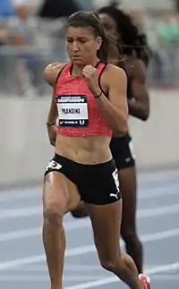 Jenna PrandiniRang fünf in 22,87 s