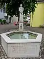 Uli-Schad-Brunnen in Oberdorf von Bildhauer Fritz Bürgin