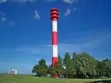 Oberfeuer der Richtfeuerlinie Voslapp