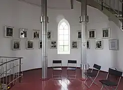 Ausstellung unter dem Wasserbehälter