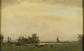 Weidelandschap aan het Spaarne