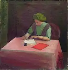 Schreibendes Mädchen, 1913