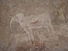 Elefant in der Phillips-Höhle