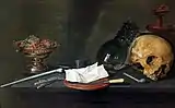 Willem Claesz. HedaVanitas, 1628, Öl auf Holz, 45,5 × 69,5 cm, Museum Bredius, Den Haag