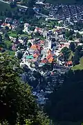 Tiefblick auf Ybbsitz