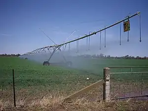 Centre Pivot Irrigation at Euberta